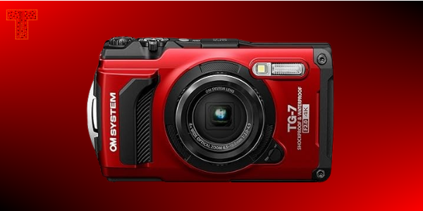 OM SYSTEM Tough TG-7 Digital Camera - Red